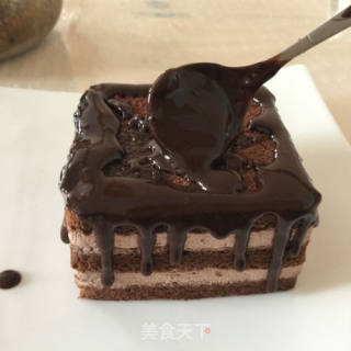 淋面可可慕斯蛋糕的做法步骤：23