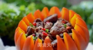 金瓜蒸排骨的做法步骤：11