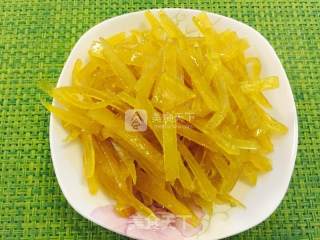 糖渍柚子皮糖的做法步骤：3