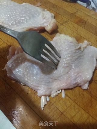 照烧鸡腿墨米饭的做法步骤：7