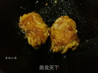 照烧鸡腿墨米饭的做法步骤：17