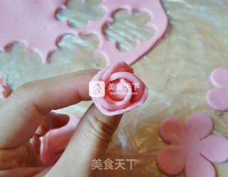 翻糖双层蛋糕的做法步骤：16