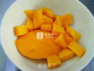 芒果白雪黑糯米甜甜的做法步骤：4