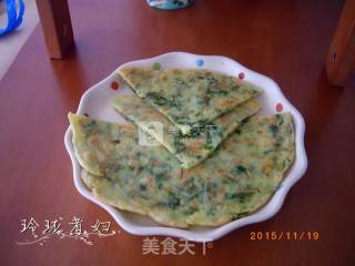 蔬菜鸡蛋饼的做法步骤：6