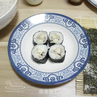 金枪鱼紫菜包饭（懒人版）的做法步骤：8