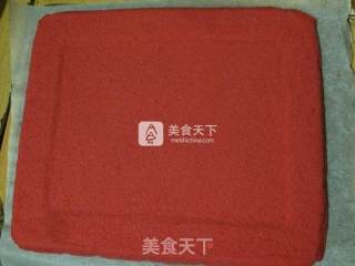 爱心蛋糕卷的做法步骤：16