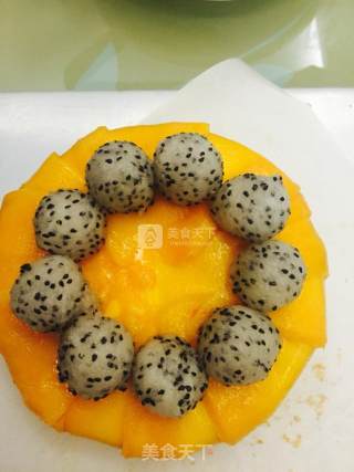 芒果戚风蛋糕的做法步骤：11