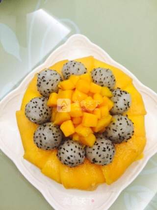 芒果戚风蛋糕的做法步骤：12