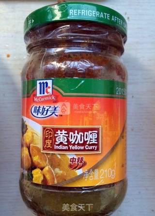 海鲜咖喱的做法步骤：3