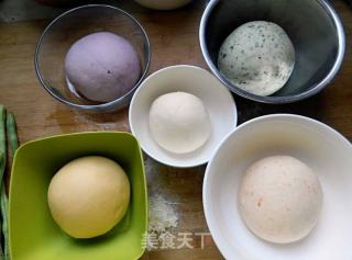 彩虹饼——DIY绿色食品的做法步骤：2