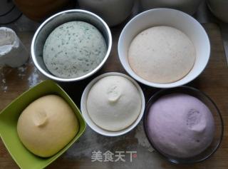 彩虹饼——DIY绿色食品的做法步骤：3