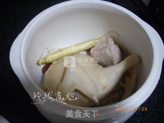 鲜人参老鸡汤的做法步骤：4