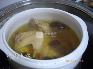 鲜人参老鸡汤的做法步骤：7