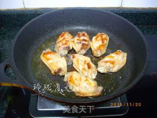 香煎鸡中翅的做法步骤：4