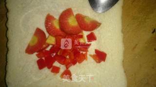 微波炉土司的做法步骤：3