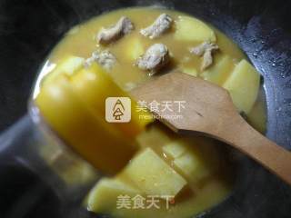 咖喱土豆排骨的做法步骤：6