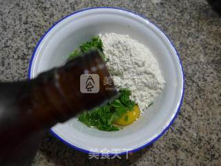 芹菜叶鸡蛋饼的做法步骤：5