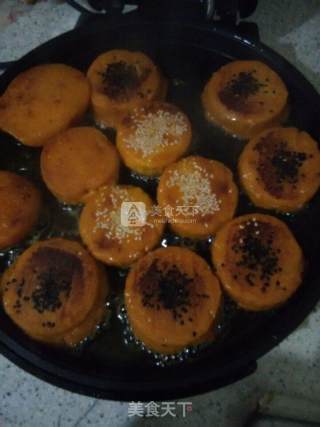 糯米南瓜饼的做法步骤：7