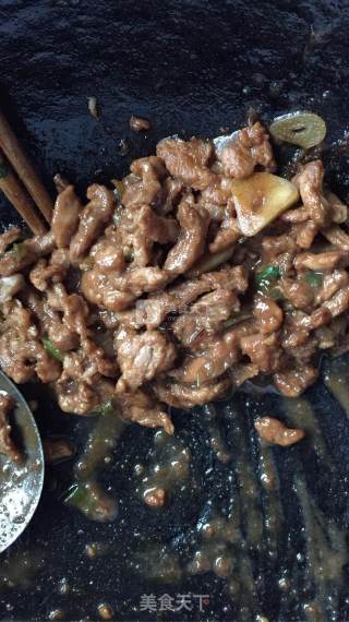 京酱肉丝的做法步骤：4