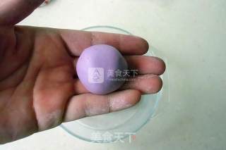 紫薯蓝莓汤圆的做法步骤：4