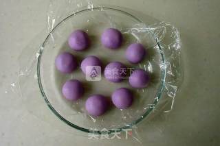 紫薯蓝莓汤圆的做法步骤：5