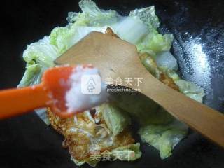 白菜煮荷包蛋的做法步骤：8