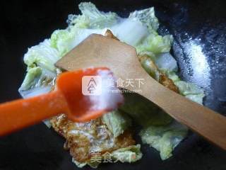 白菜煮荷包蛋的做法步骤：9