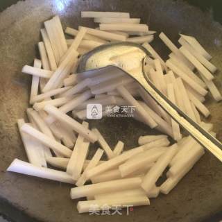 青菜炒年糕的做法步骤：5