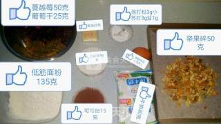 巧克力杂果意式脆饼的做法步骤：1