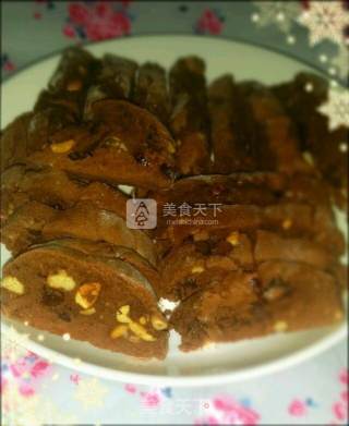 巧克力杂果意式脆饼的做法步骤：18