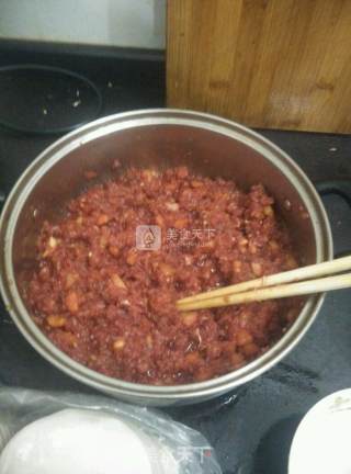 番茄牛肉饺的做法步骤：3