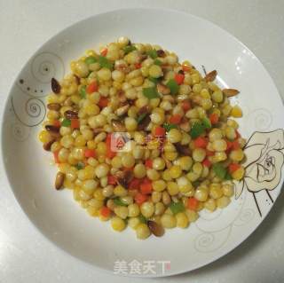 松仁玉米的做法步骤：10
