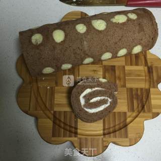 蛋糕卷（波点蛋糕卷方子）的做法步骤：12
