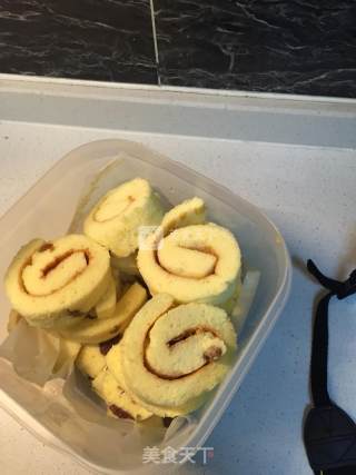 蛋糕卷（波点蛋糕卷方子）的做法步骤：14