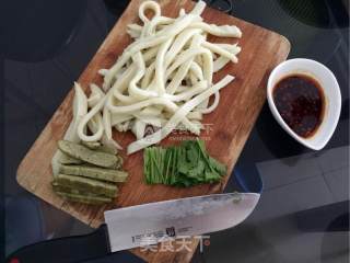 自制菠菜凉皮的做法步骤：6