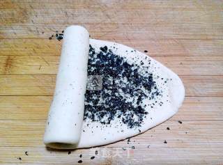 黑芝麻千层饼的做法步骤：9