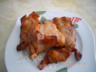 蜜汁猪颈肉的做法步骤：8