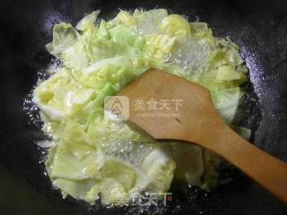 咖喱蘑菇圆白菜的做法步骤：3