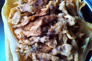 香酥蘑菇柳的做法步骤：7