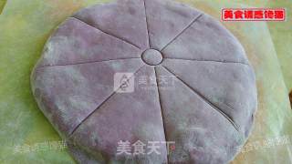 紫荆花蔬菜汁花卷的做法步骤：9