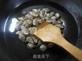 豉香花螺的做法步骤：2