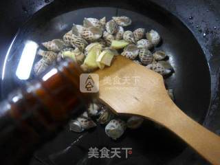 豉香花螺的做法步骤：3