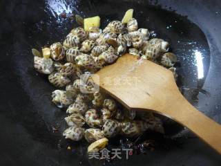 豉香花螺的做法步骤：6