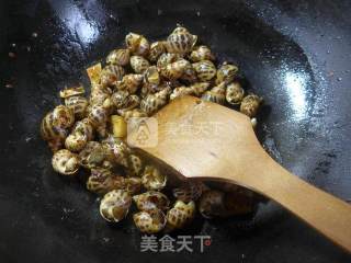 豉香花螺的做法步骤：9