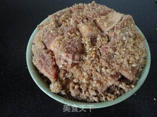 粉蒸肉的做法步骤：7