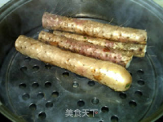 蜂蜜桂花山药糕的做法步骤：4