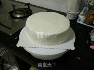 简易水果蛋糕2的做法步骤：3