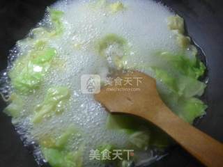 浓汤宝香菇圆白菜面疙瘩的做法步骤：4