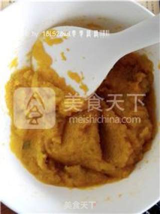 酒酿南瓜园子的做法步骤：2