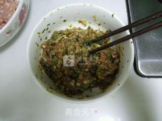 家庭版简易猪肉葱油饼的做法步骤：2
